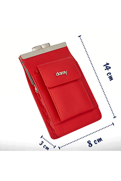 OKAVANGO Hakiki Deri Sigara Kutusu, Uzun Sigara Tabakası Deri, Deri Sigara Kutusu, Uzun Normal Paket