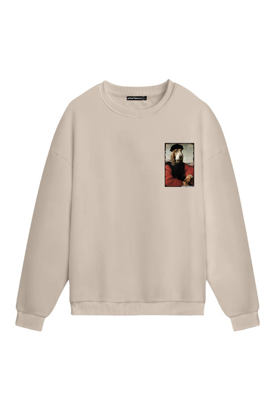 Mounte Bianca Unisex Signor Testa - Obična majica sa kapuljačom