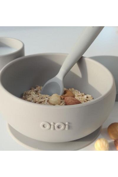 OiOi Blw Nutrition Set I - Gray Powder with Bowl