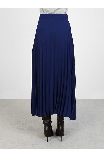 Refka Aerobin Pleated Detailed Skirt - Navy Blue - Refka