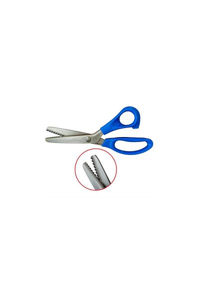 SİNGER Cutty Brand Professional Fabric and Zig Zag Cut Tailor Surface Scissors Set