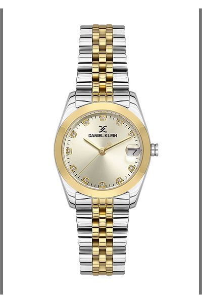 Daniel Klein Women's Wristwatch with 30mm Steel Bracelet Gift