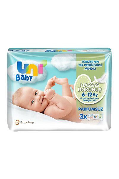 Uni Baby Hassas Dokunuş 6x52'li 312 Yaprak Islak Mendil