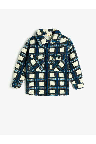 Koton Cămașă Jachetă Buzunar cu mânecă lungă