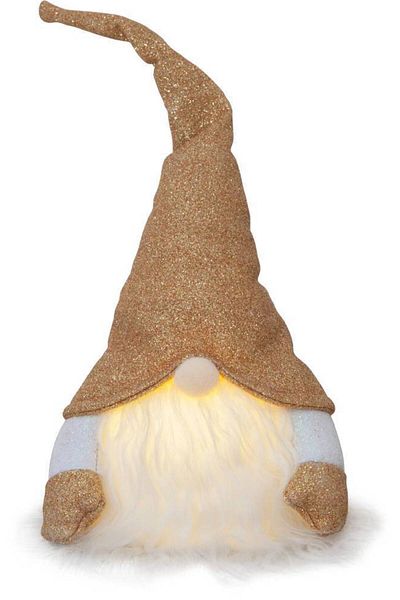 Eglo 411467   "Joylight" Gold-White 28cm High Led Plastic Textile Dwarf