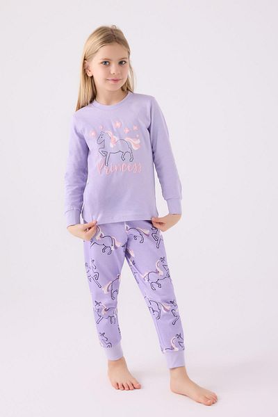 Rolypoly Roly Poly 3477 Princess Female Child Lilac Long Sleeve Pajamas Set