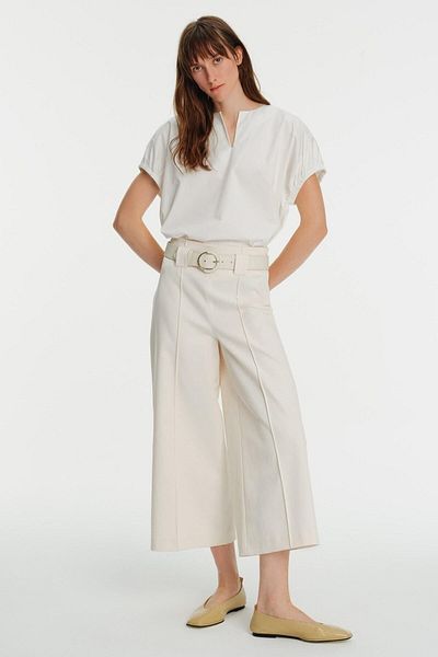 Exquise High Waist Palazzo Trousers - Stylish Design