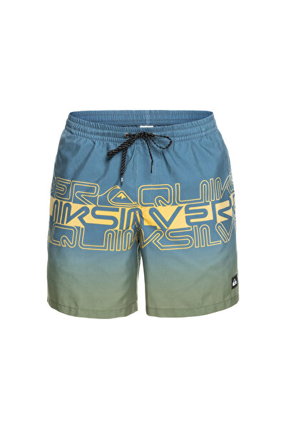 Quiksilver Ανδρικό Volley Short Wordblock 17 M Jamv Μπλε ΑΝΔΡΙΚΟ VOLLEY SHORT EQYJV04005