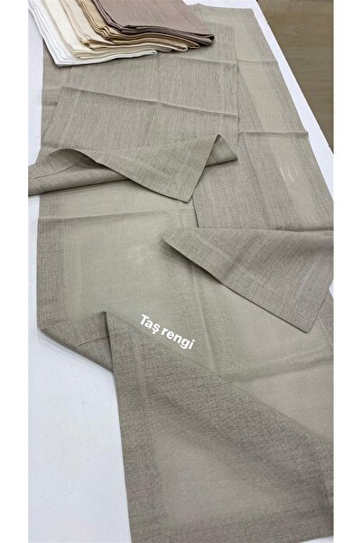 DUYGU KUMAŞ Köşe Çevrili Linen Kumaş Salon Set