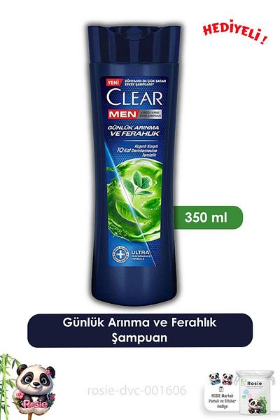 Clear Daily Purification and Freshness Shampoo - 350 ml Rosie