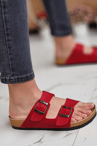 Neon Shoes Angel Unisex Orthopedic Sole Slippers Double Banded Buckle Daily Comfortable Home & Outdoor Slippers