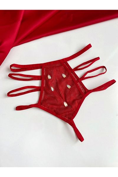 Gece İncisi Stone Detailed Mesh String