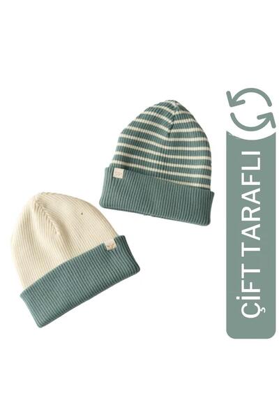Mama Yoyo Baby&Kids Mama Yoyo Double-Sided Children's Beanie Mint 1-5 Years