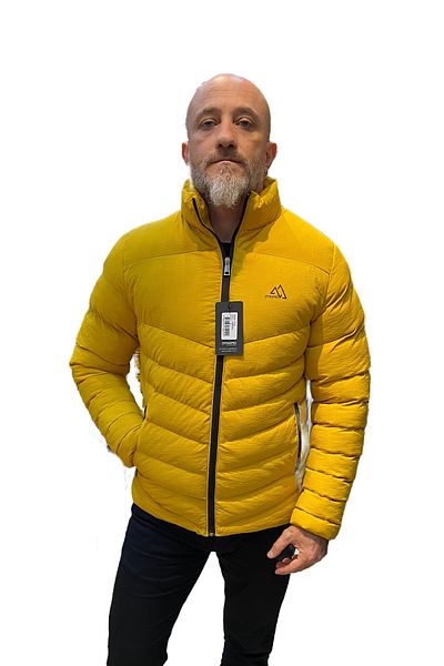 DYNAMO Men's Mustard Waterproof Lined Puffer Jacket