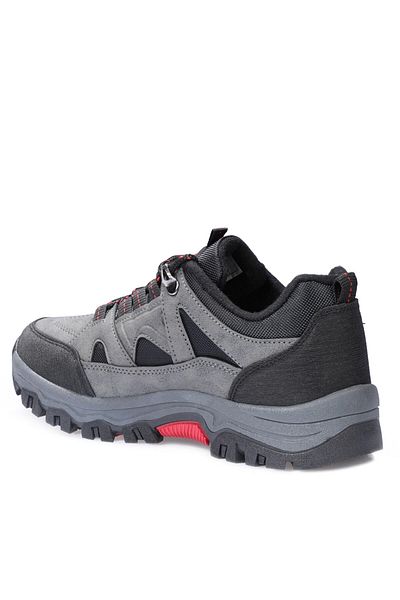 Slazenger Pantofi de exterior Haakon unisex gri închis/roșu rezistenți la frig și apă