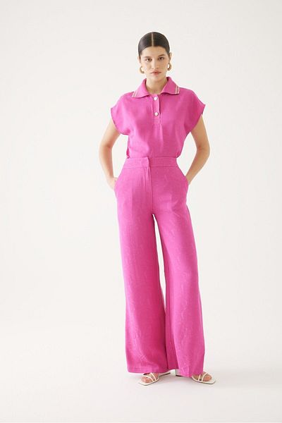 Exquise High Waist and Wide Leg Trousers