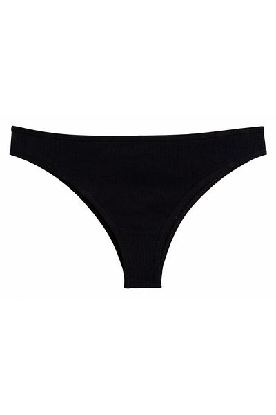 Nicoletta Damenhöschen Brazillian 5er-Pack Lycra-Unterhemd aus gerippter Baumwolle MIXCOLOR