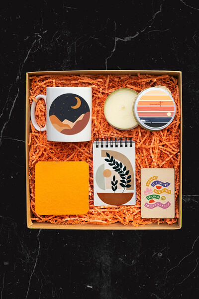 TrendHediye Kupa, Mum, Defter, Magnet Hediye Seti