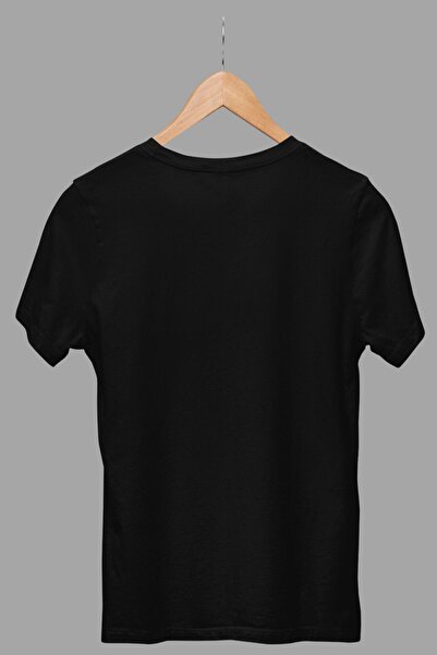 DK DAKSEL Γυναικείο μπλουζάκι με στάμπα σε μαύρο χρώμα