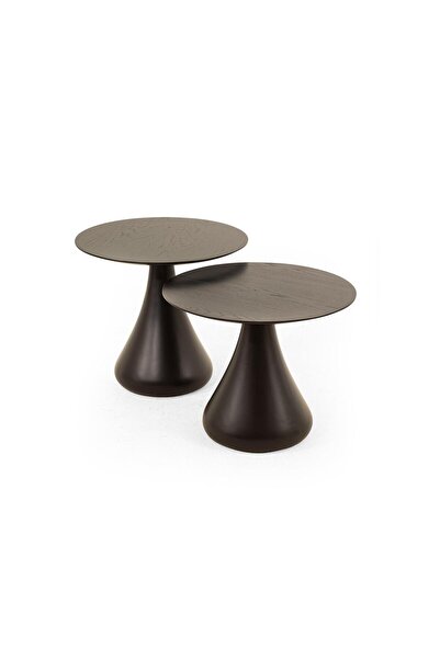 ReHome Mushroom Set Sehpa | Mantar Sehpa | Siyah | Rehome