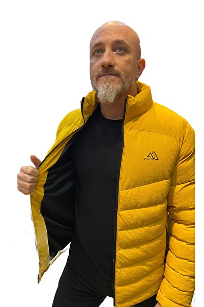 DYNAMO Men's Mustard Waterproof Lined Puffer Jacket