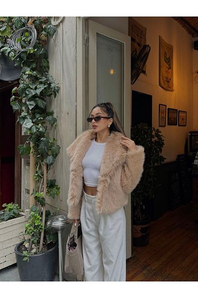 SONREİR Lolita Pouchless Detail Imported Fur Coat
