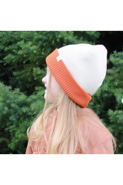 Mama Yoyo Baby&Kids Mama Yoyo Orange Beanie for 1-4 Years Old Children - Double Sided