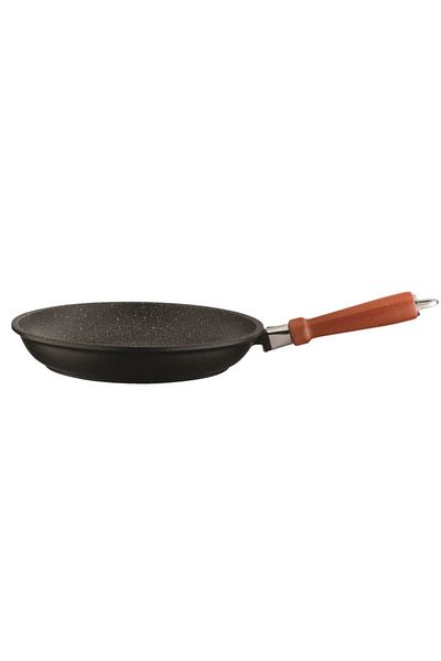 Leggno Fsn2600tv28ınd Fusion Granite Pan 28cm Wooden Handle