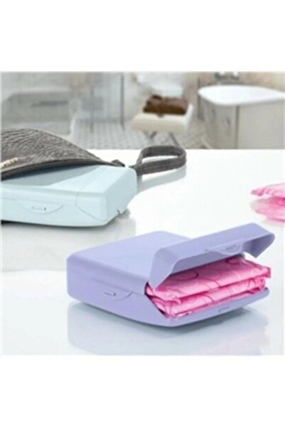 Viyalente Hijyenik Plastik Kilit Kapaklı Ped Kutusu