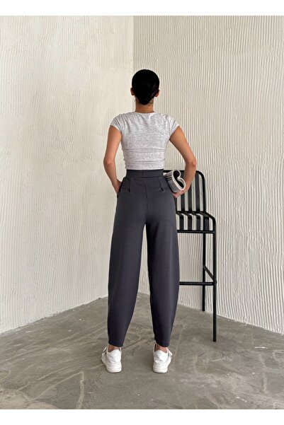 Gugus KADIN BELİ PENSLİ  MODAL KUMAŞ RAHAT KALIP ŞALVAR   EŞOFMAN