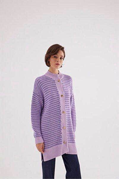 NİQOZZA TRİKO ALBUS HIRKA LİLA-MOR