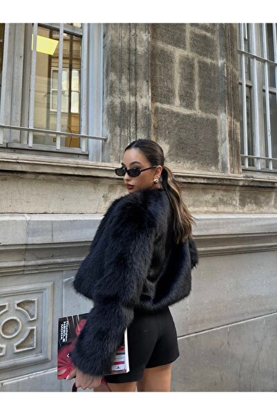 SONREİR Detail bez sáčku Lolita Crop kožich