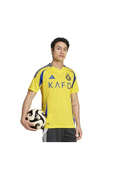 adidas Jp0459-e Al Nassr FC 24-25 Ronaldo قميص رجالي أصفر