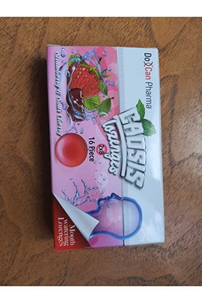 Çilek Aromalı 16 Pastil