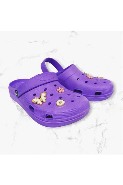 GEZER Non-Slip Daily Beach Garden Slippers - Stoned Model, Shower Closed Front