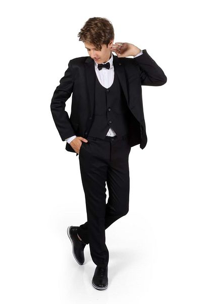 Mnk Baby&Kids Boy's Black Suit - Waiter Boy Mnk0544