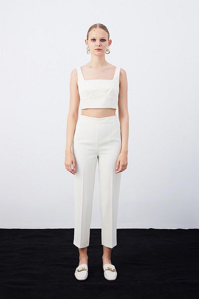 rue. High Waist Ecru Pants
