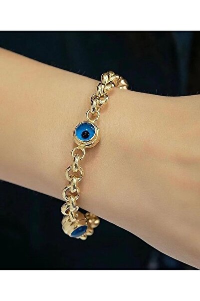 Store Nazar Boncuklu Gold bileklik