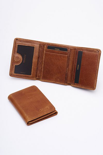 Fossil Genuine Real Leather Men's Card Holder Wallet 8112