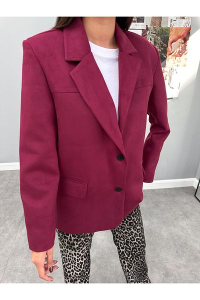 ESRAHELVACI Jachetă din nubuck Cherry Blazer