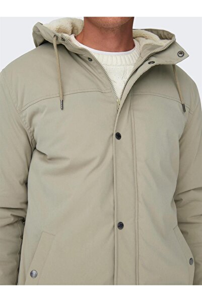 Only & Sons Men's Parka Light Khaki22025690