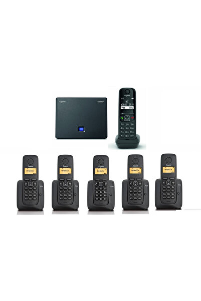 GIGASET AS690 IP 6 Dahili Dect Kablosuz Telefon Santrali