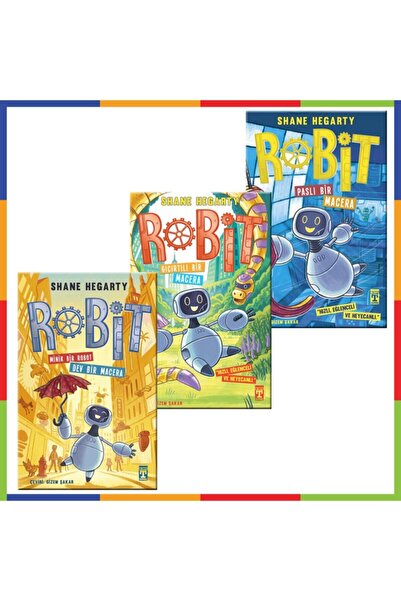 Genç Timaş 3 Kitap Robit Minik Bir Robot Dev Bir Macera Paslı Bir Macera Gıcı...