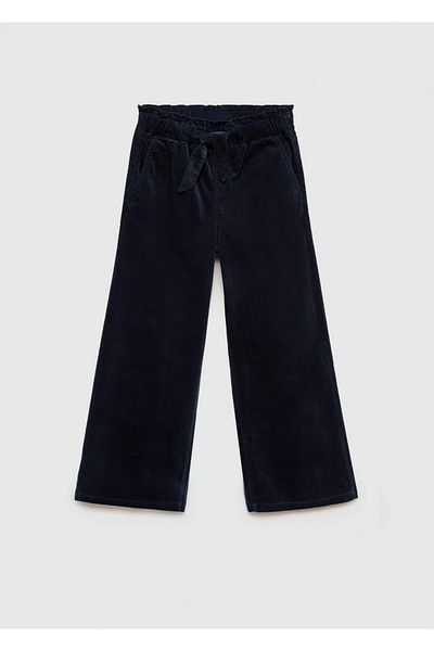 MANGO Kids Navy Blue Trousers