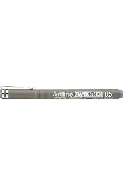 artline 235n Drawing System - 0.5 Mm Gray Drawing Pen