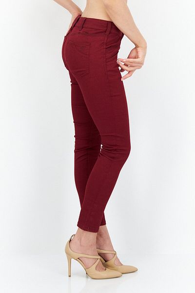 511 Tactical Women Plain Stretchable Pants, Red