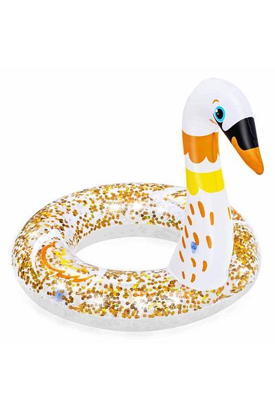 BESTWAY Glitter Swan Life Buoy 61 cm