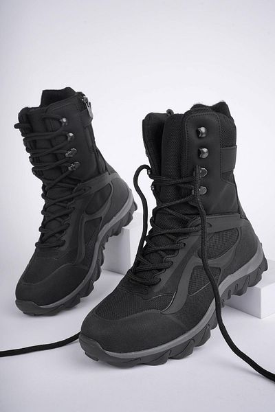 MUGGO Lovax Guaranteed Tactical Military Boots Desert Boots με φερμουάρ και κορδόνια
