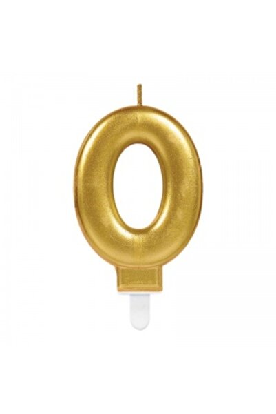 Go İthalat 0 Brojčana sveća zlatne boje (5263)