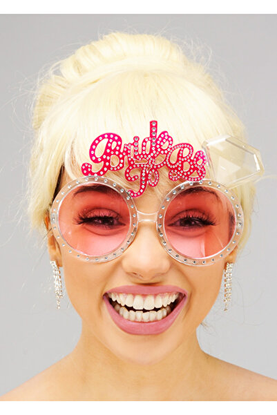 Go İthalat نظارات حفلة توديع العزوبية للعروس باللون الوردي (4940)